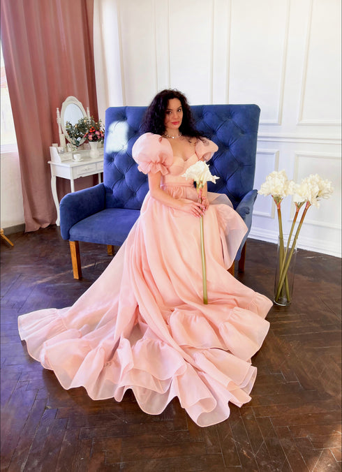 Organza bridal shower dress